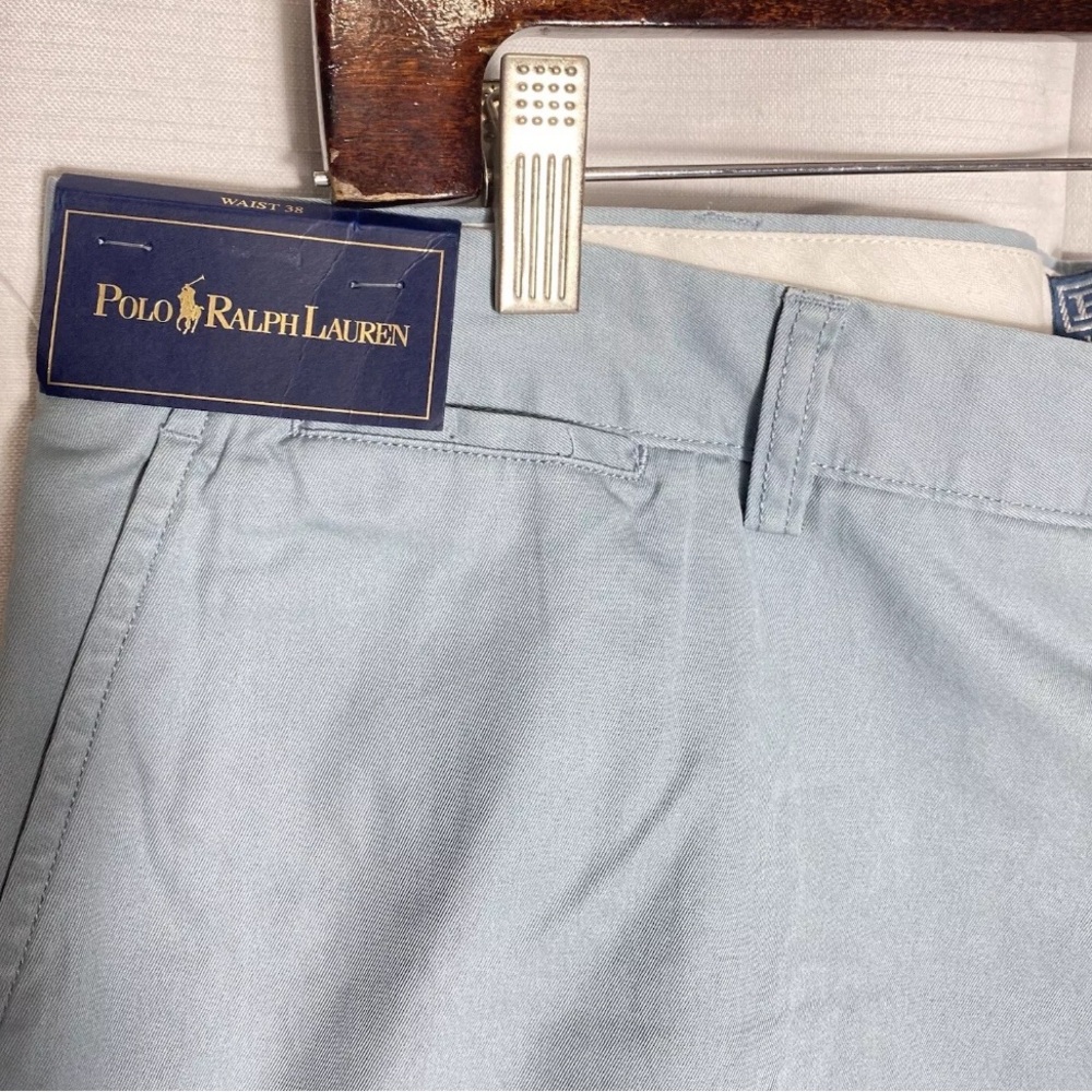 Polo Ralph Lauren Classic Fit 5" inch Inseam 10” Chino Shorts Size 38 - Picture 8 of 10